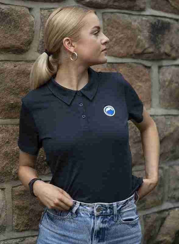 Women's polo shirt navy